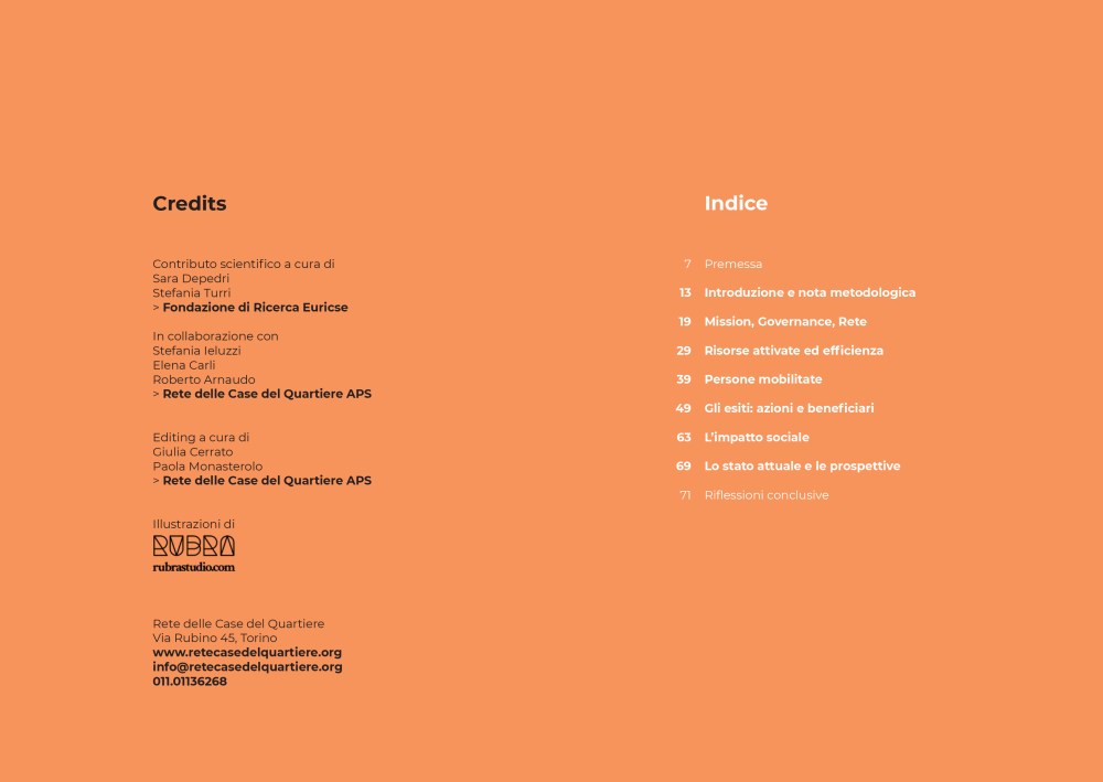 La Valutazione d'Impatto Sociale delle 8 Case del Quartiere di Torino